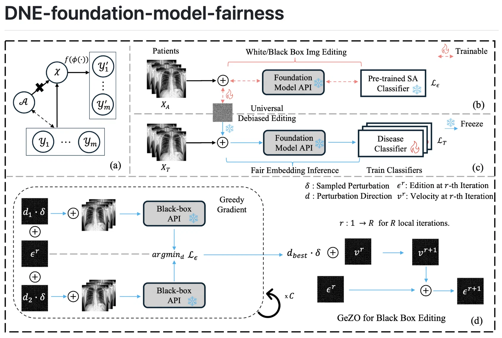 Poster for Debiased Noise Editing on Foundation Models for Fair Medical Image Classification